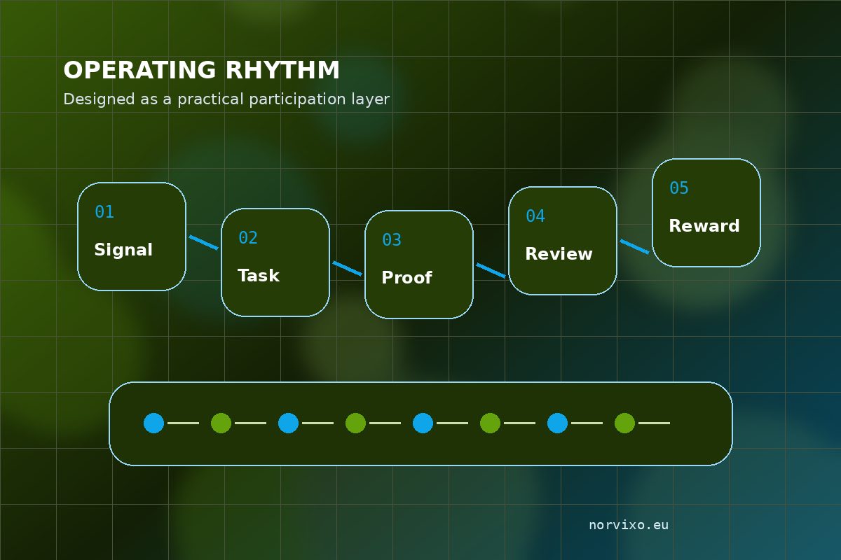Process journey concept for Norvixo Flow Lab